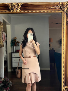 Paola dress in beige