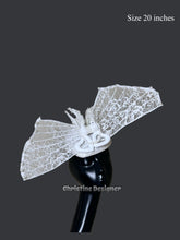 Load image into Gallery viewer, WINGS OF LOVE - wedding/ bridal  hat, pearl hat
