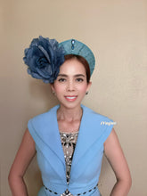 Load image into Gallery viewer, Turquouse halo facisnator matching dress
