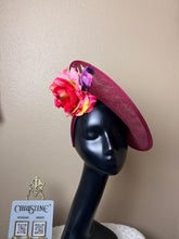 Load image into Gallery viewer, Red Pink statement hat
