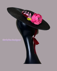 Romantic party hat, ascot hat, derby hat, wedding guest hat