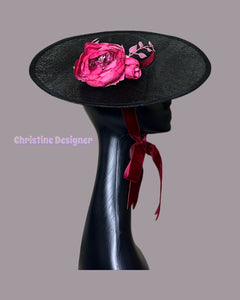 Romantic party hat, ascot hat, derby hat, wedding guest hat
