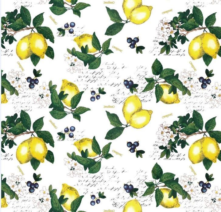 Julie skirt matching top in Lemon Print cotton - Shop women style vintage, Audrey Hepburn jackets online -Christine